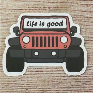 Vsco girls sticker matte finish brand new.